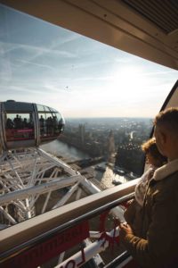 London Eye coucher de soleil