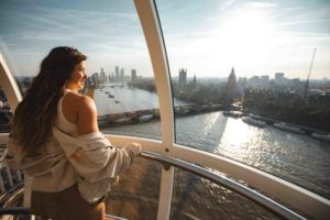 London Eye Sunset
