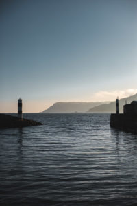 Carnlough Harbour irlande du nord