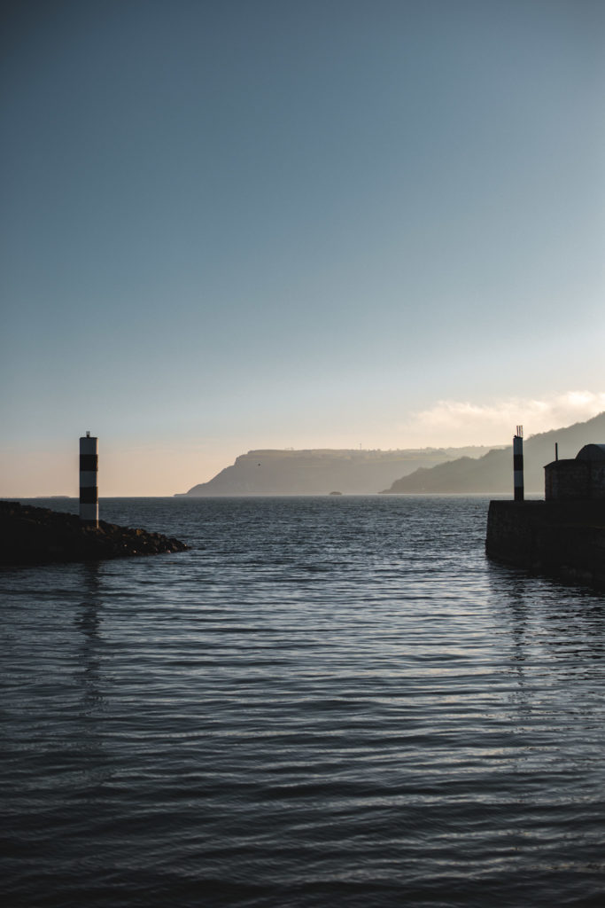 Carnlough Harbour irlande du nord