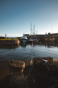 Carnlough Harbour irlande du nord