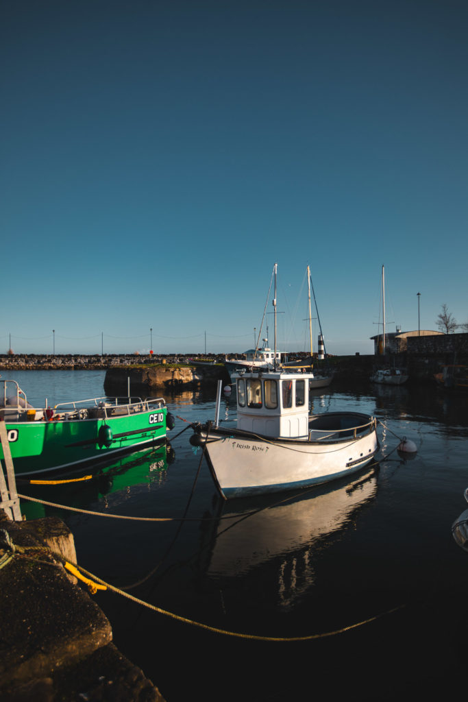 Carnlough Harbour irlande du nord