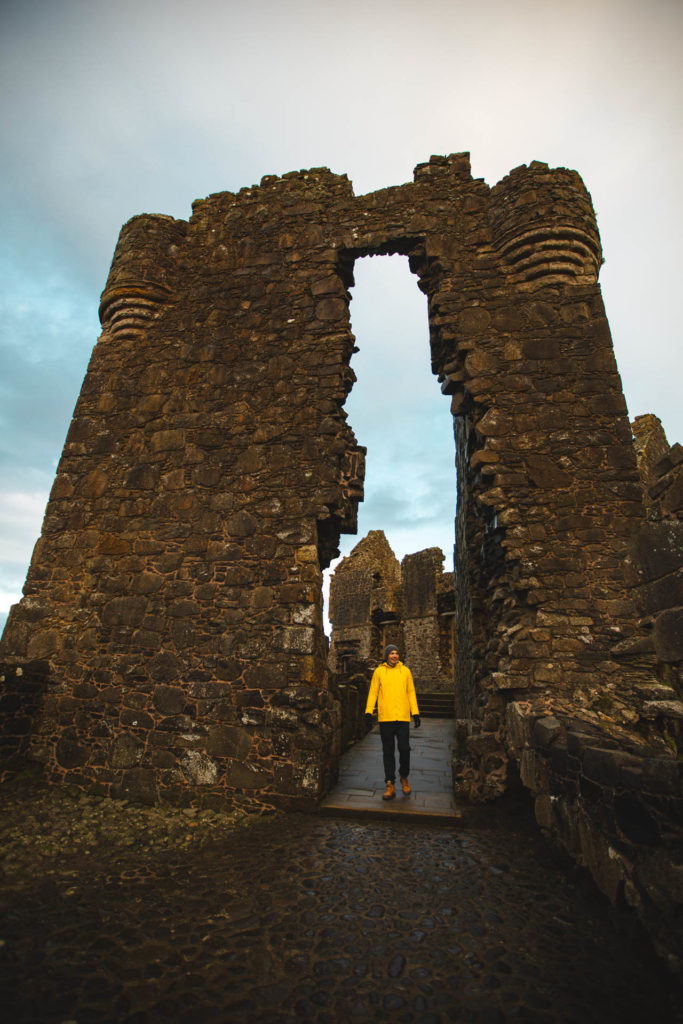 Dunluce castle Irlande du nord