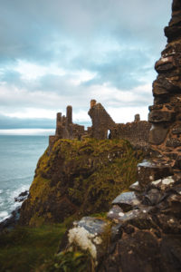 Dunluce castle Irlande du nord