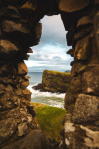 Dunluce castle Irlande du nord