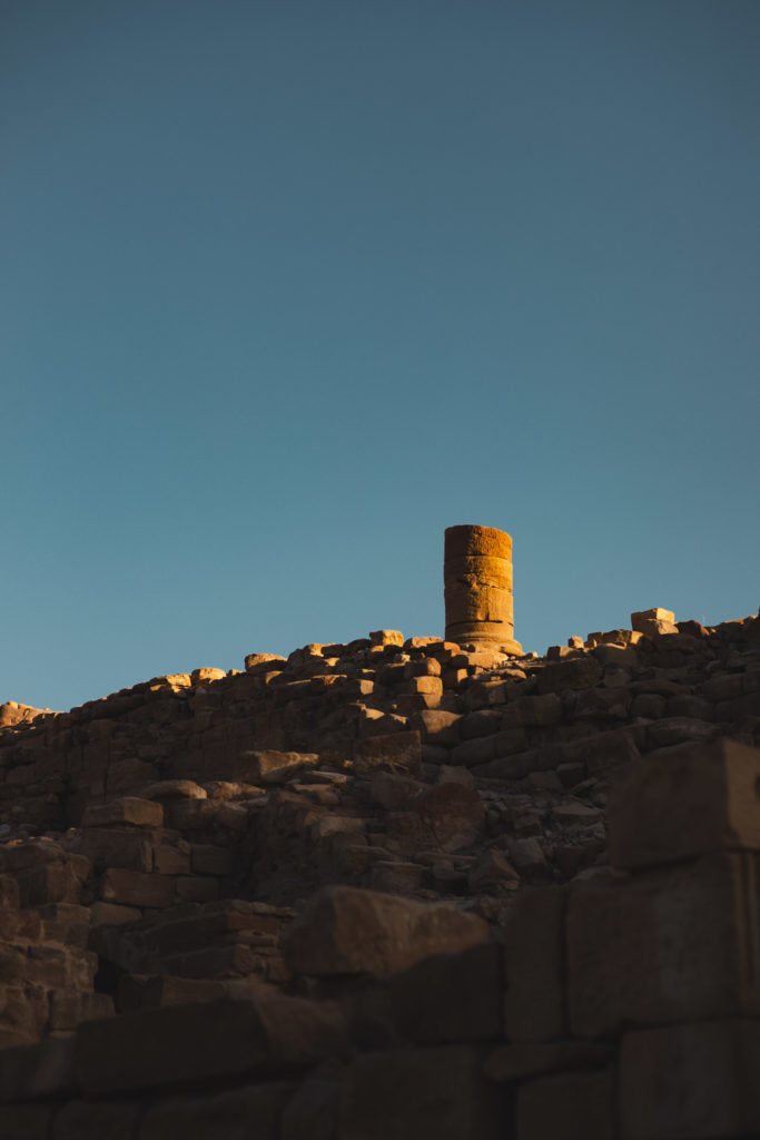 rue des colonnes petra jordanie