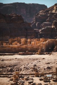 rue des colonnes petra jordanie