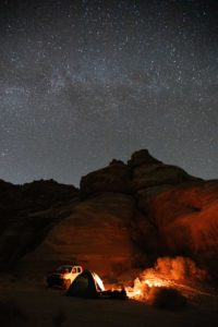 nuit camping wadi rum petra jordanie