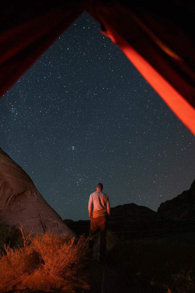 nuit camping wadi rum petra jordanie