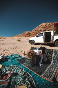 nuit camping wadi rum petra jordanie