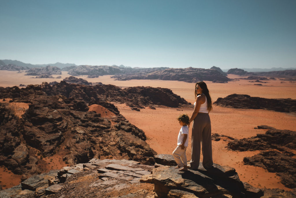 desert wadi rum jordanie