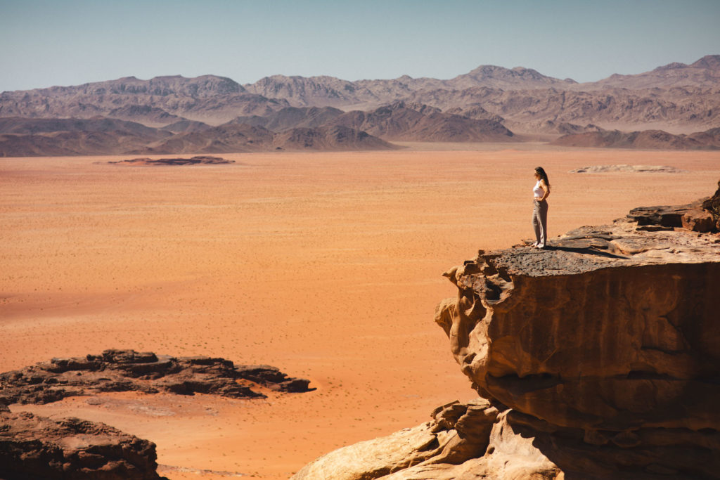 desert wadi rum jordanie