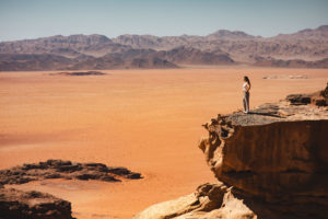 desert wadi rum jordanie