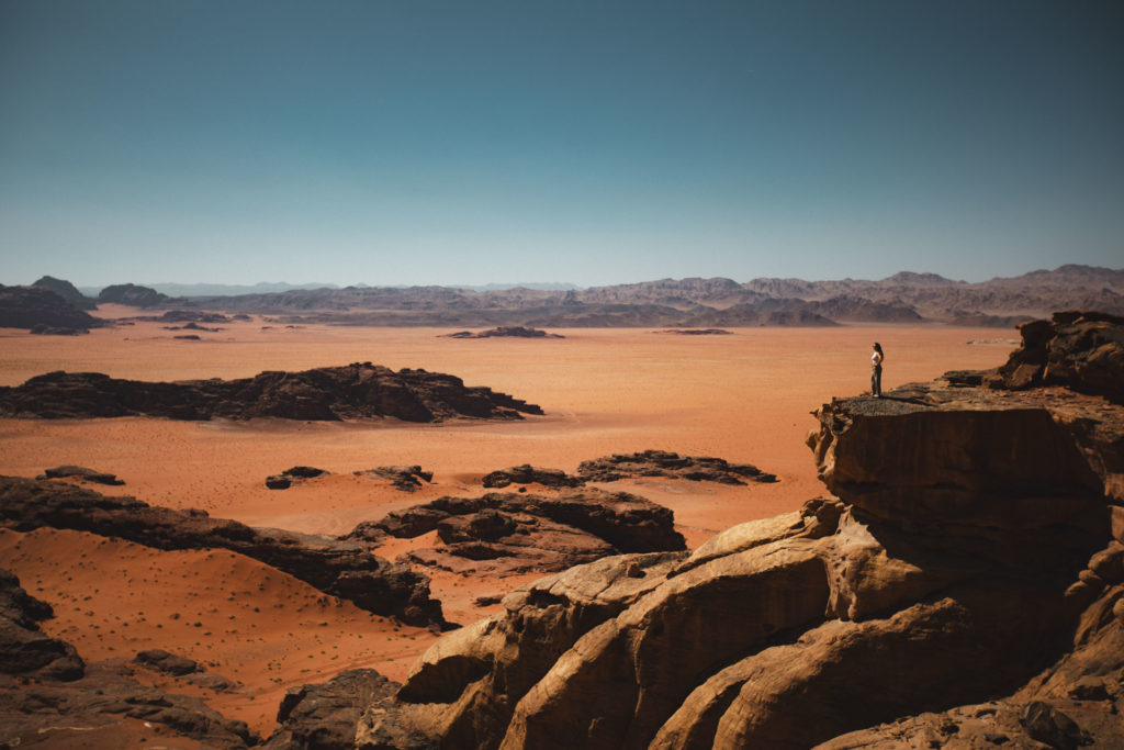 desert wadi rum jordanie