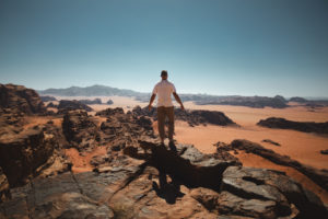 desert wadi rum jordanie