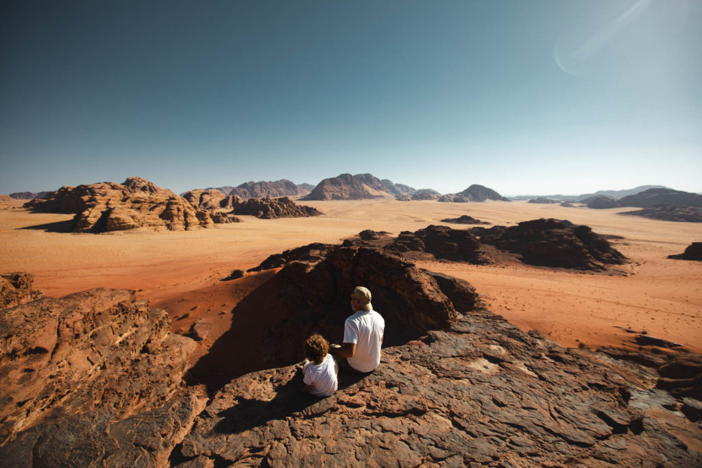 desert wadi rum jordanie