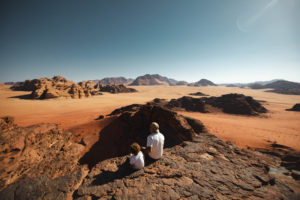 desert wadi rum jordanie
