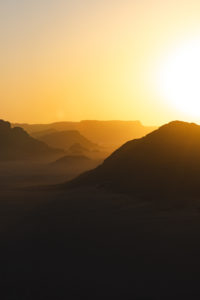 montgolfiere wadi rum jordanie